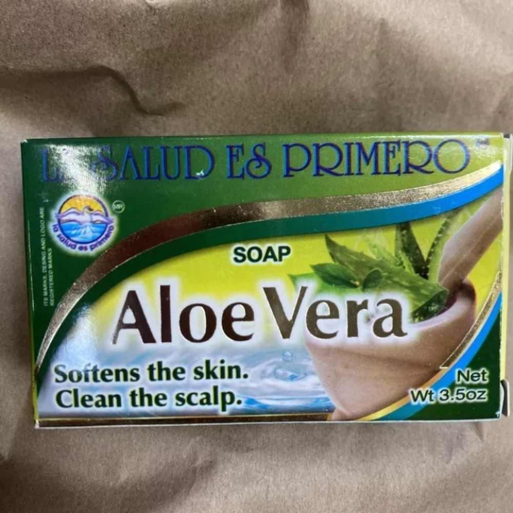 Aloe Vera Soap - Soothes Skin and Scalp